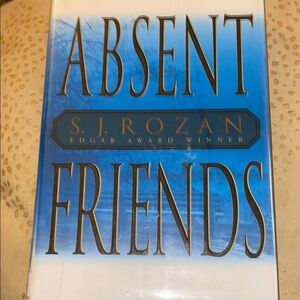 Blue Book Cover - Absent Friends